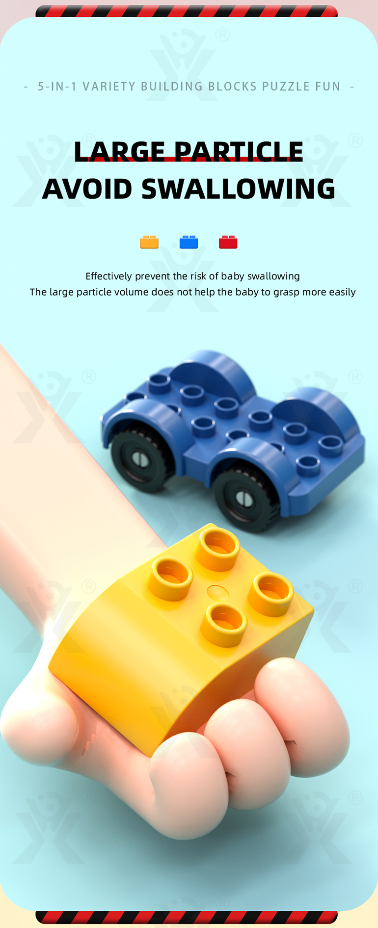 5-in-1 Police Station Building Blocks Toy for Kids · TV10520 · detail image 15 of 17