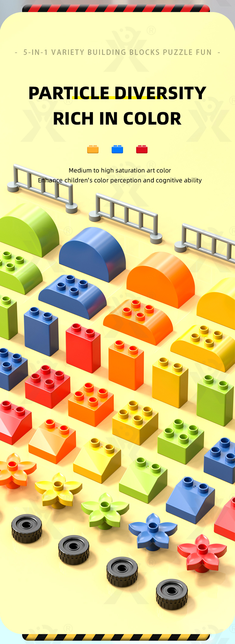 5-in-1 Police Station Building Blocks Toy for Kids · TV10520 · detail image 7 of 17