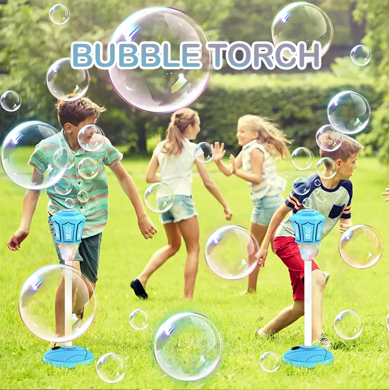 Remote Control Standing Bubble Machines with Lights & Music · TV10659 · detail image 1 of 8