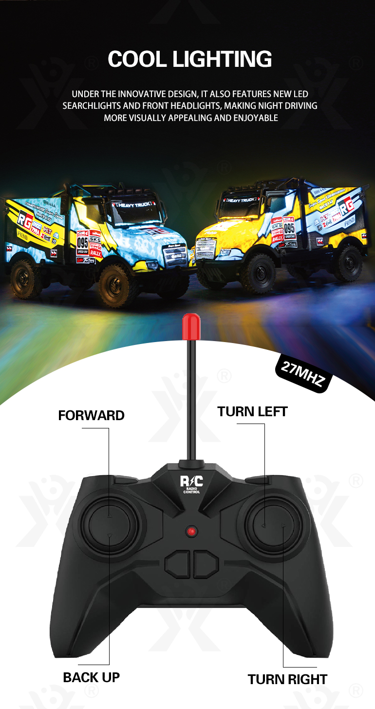 RC Truck Rally Toy For Kids, All-terrain Tyres · TV10522 · detail image 4 of 6