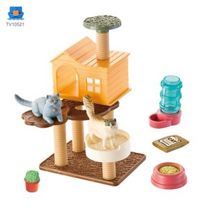 4-in-1 Pet House Toy Set