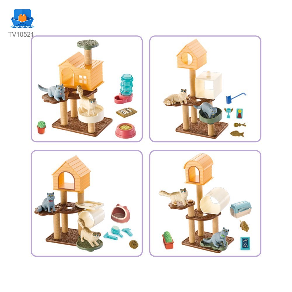 4-in-1 Pet House Toy Set · TV10521 · product photo 2 of 6