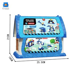 5-in-1 Police Station Building Blocks Toy for Kids · TV10520 · product photo 6 of 6