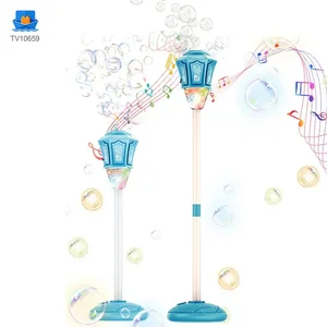 Remote Control Standing Bubble Machines with Lights & Music