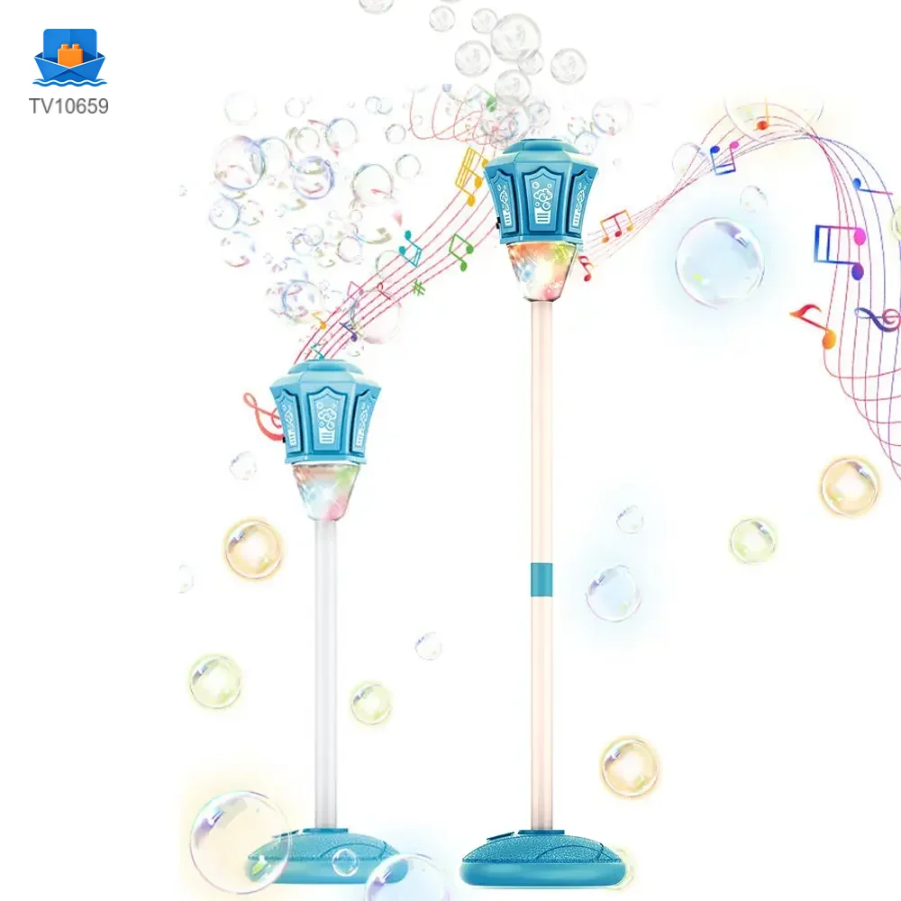 Remote Control Standing Bubble Machines with Lights & Music · TV10659 · product photo 1 of 6