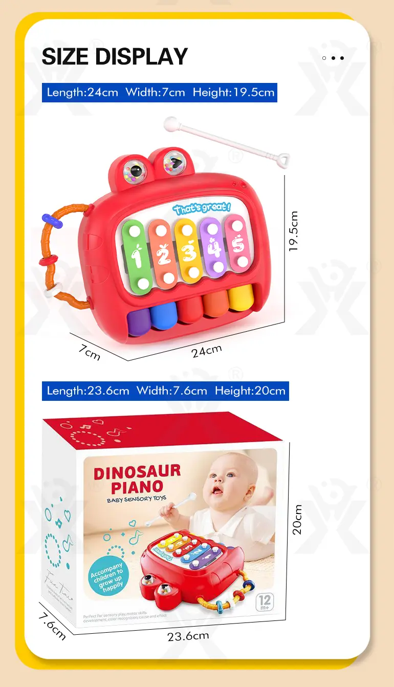 Kids Interactive Xylophone & Piano Toy · TV10650 · detail image 11 of 11