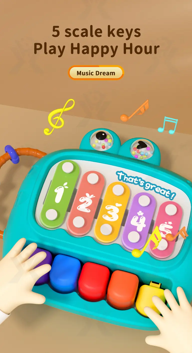 Kids Interactive Xylophone & Piano Toy · TV10650 · detail image 4 of 11