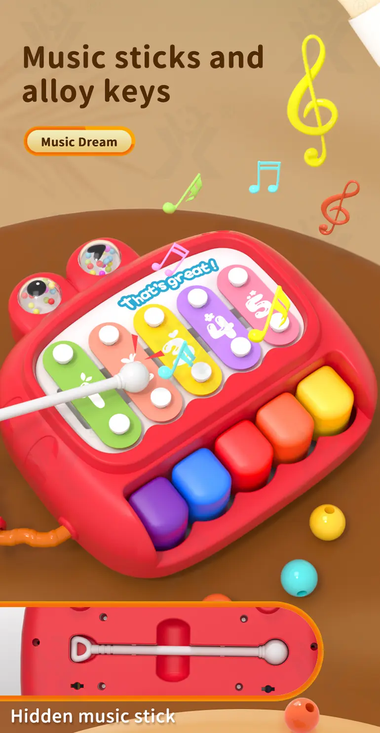 Kids Interactive Xylophone & Piano Toy · TV10650 · detail image 5 of 11