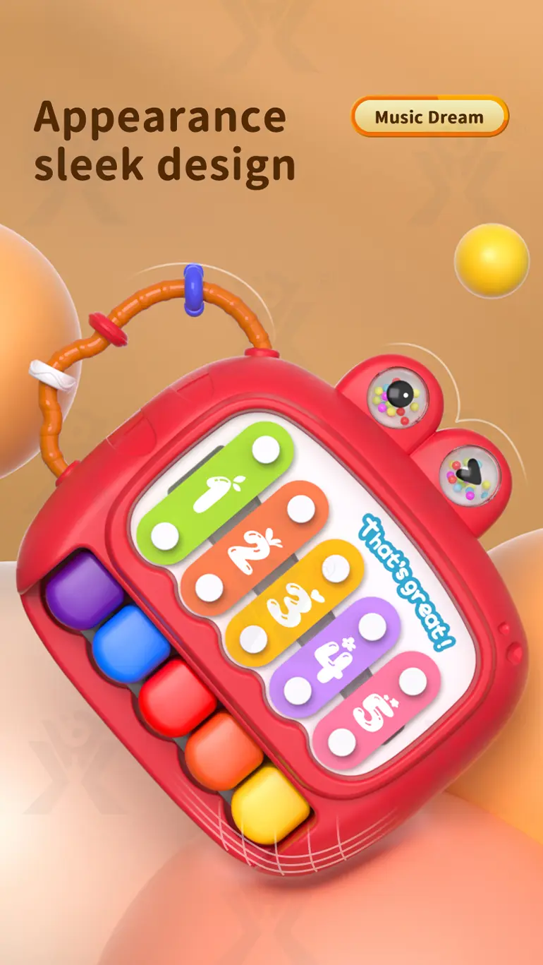 Kids Interactive Xylophone & Piano Toy · TV10650 · detail image 8 of 11