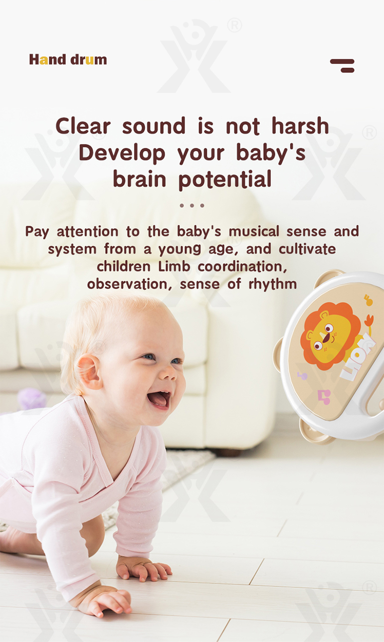 Baby Hand Drum Toy with Shake & Clap Sounds · TV10506 · detail image 6 of 8