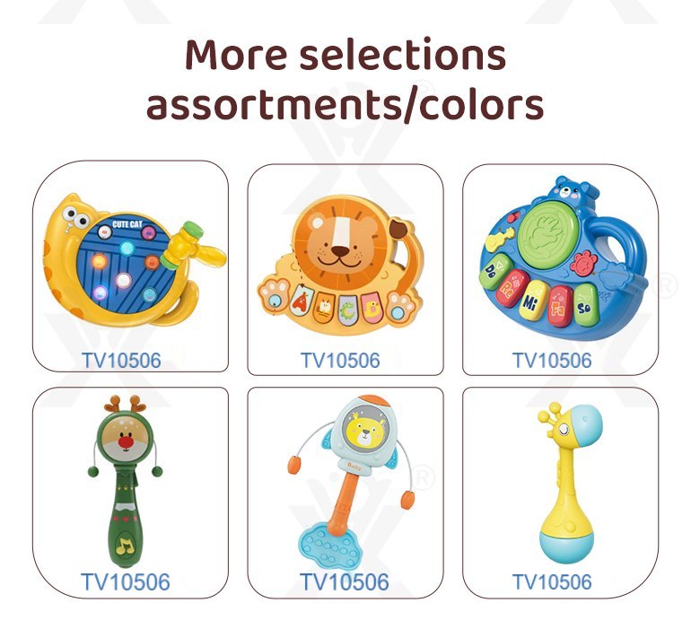 Baby Hand Drum Toy with Shake & Clap Sounds · TV10506 · detail image 7 of 8