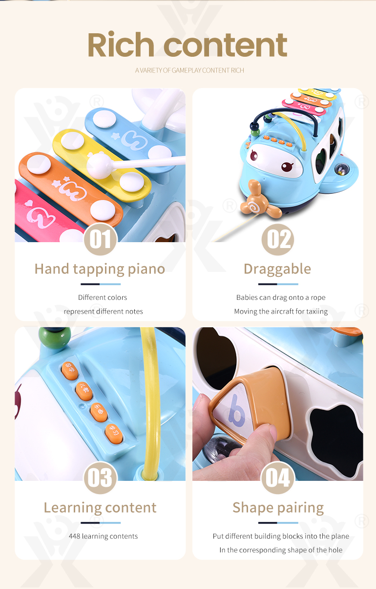 Multi-Functional Piano Knocking Toy for Early Learning · TV10507 · detail image 2 of 8