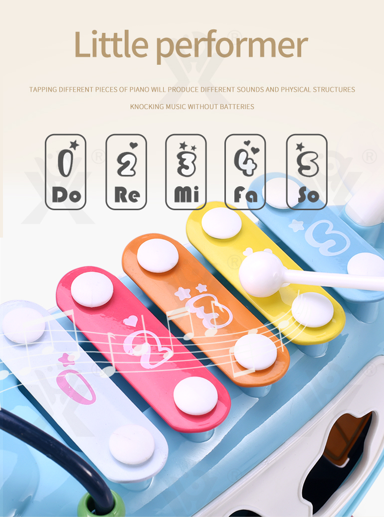 Multi-Functional Piano Knocking Toy for Early Learning · TV10507 · detail image 3 of 8