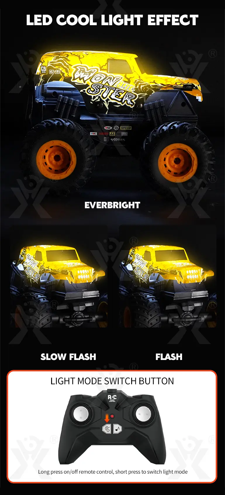 RC Stunt Dance Auto Spielzeug mit LED Licht, Musik·TV10401·Detailaufnahme 4 von 13