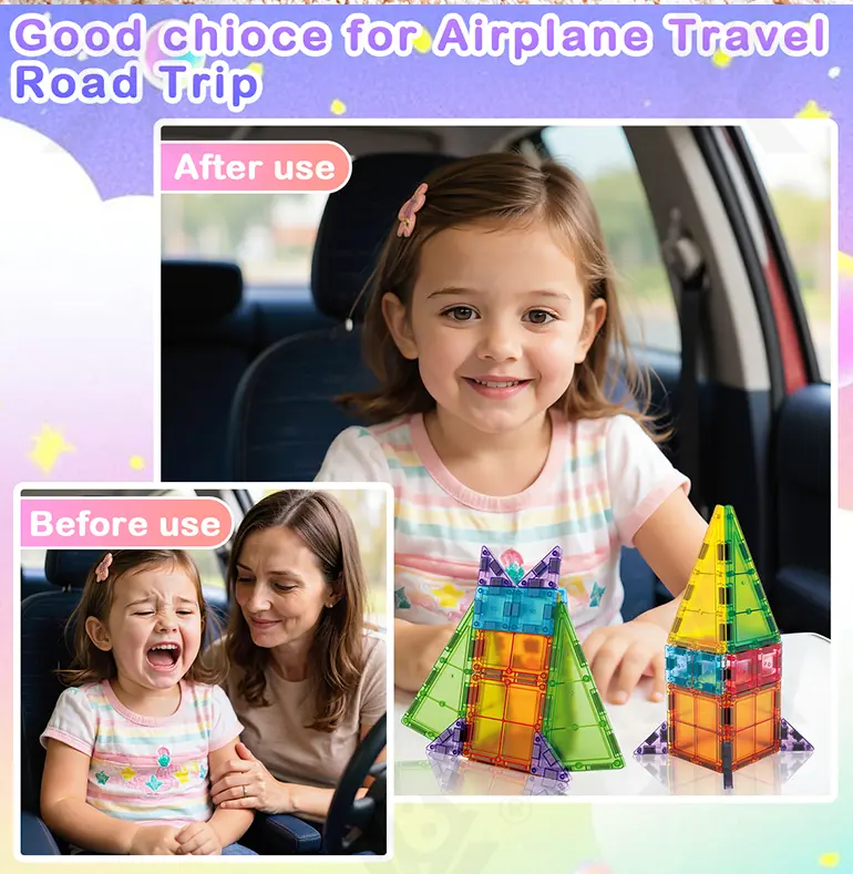Magnetic Block Toy, Portable, 32 PCS, For Kids and Parents Collaboration Play, STEM Toy · TV10577 · detail image 2 of 8