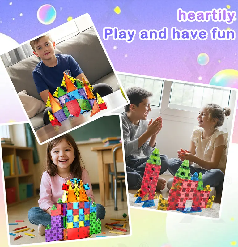 Magnetic Block Toy, Portable, 32 PCS, For Kids and Parents Collaboration Play, STEM Toy · TV10577 · detail image 3 of 8
