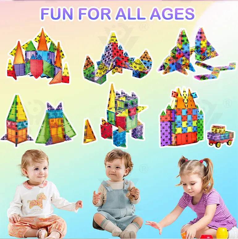 Magnetic Block Toy, Portable, 32 PCS, For Kids and Parents Collaboration Play, STEM Toy · TV10577 · detail image 5 of 8