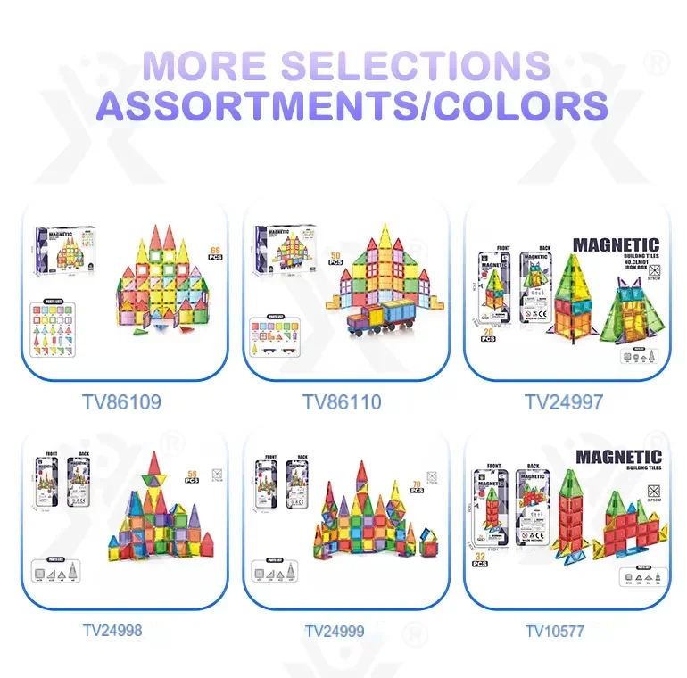 Magnetic Block Toy, Portable, 32 PCS, For Kids and Parents Collaboration Play, STEM Toy · TV10577 · detail image 7 of 8