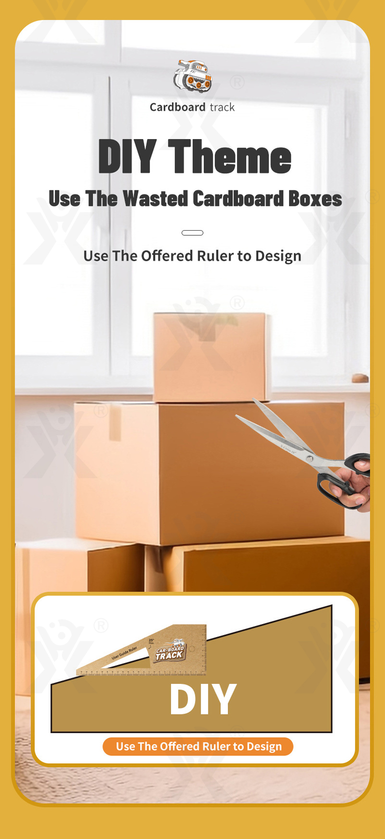 DIY Tank Cardboard Track Toy · TV10525 · detail image 8 of 10