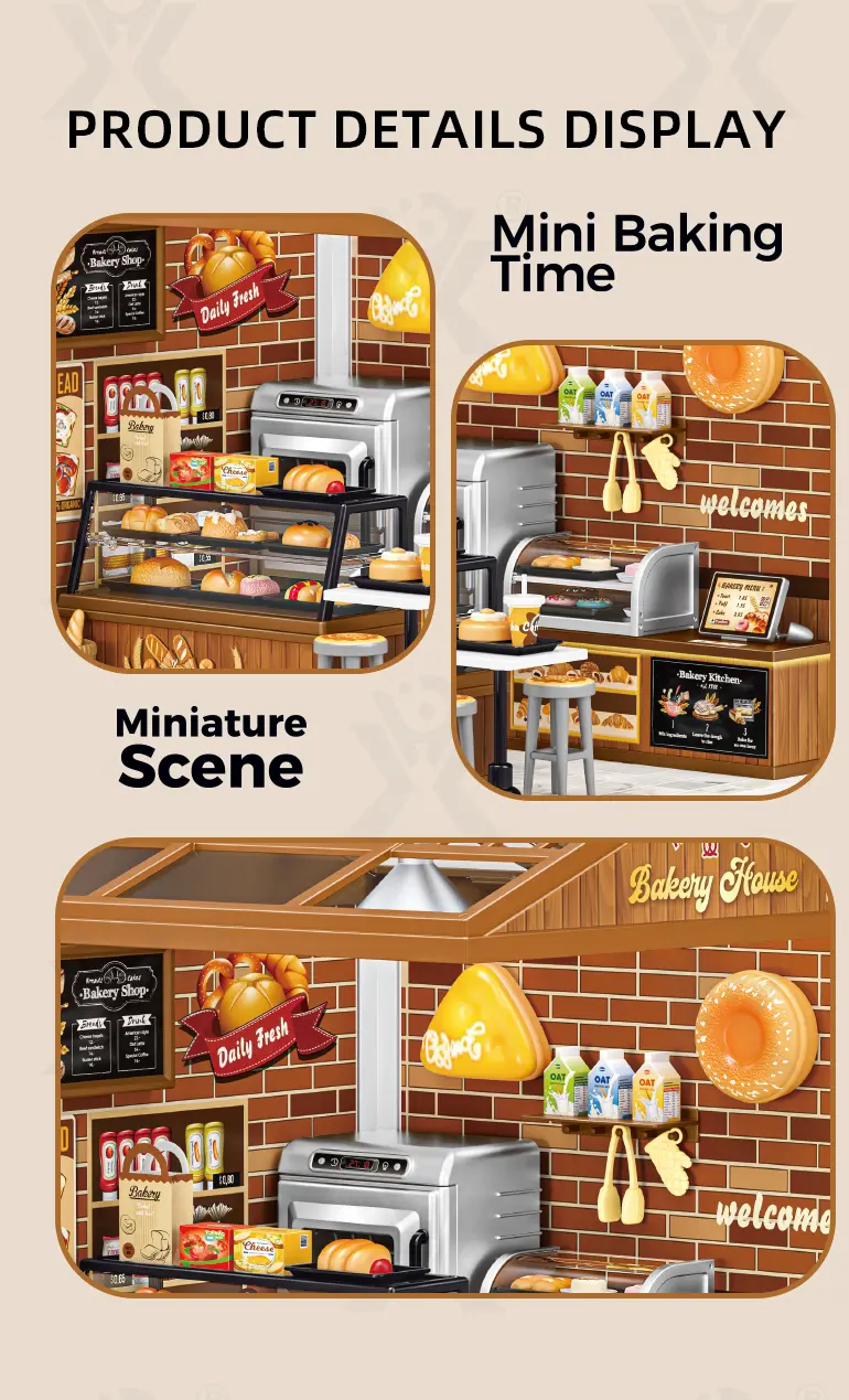 DIY Exquisite Miniatur-Stadt Spielzeug·TV10602·Detailaufnahme 4 von 7
