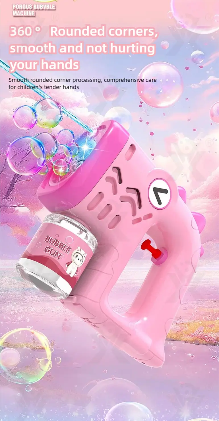 2-in-1 Dinosaur Bubble Water Gun Toy For Kids · TV10601 · detail image 5 of 12