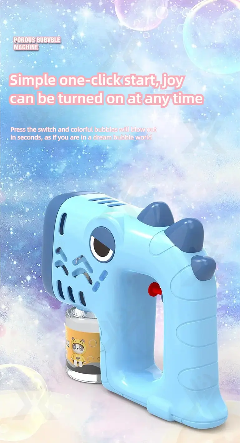 2-in-1 Dinosaur Bubble Water Gun Toy For Kids · TV10601 · detail image 6 of 12