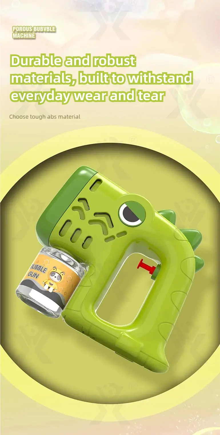 2-in-1 Dinosaur Bubble Water Gun Toy For Kids · TV10601 · detail image 7 of 12