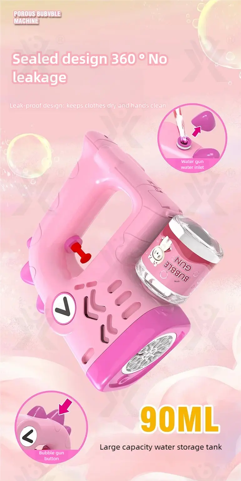 2-in-1 Dinosaur Bubble Water Gun Toy For Kids · TV10601 · detail image 8 of 12