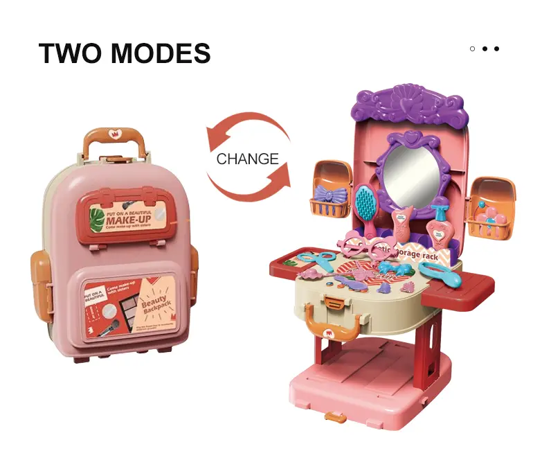 3-in-1 Kids Dresser Backpack with Light & Music for Fun Role Play, Pretend Play Toy · TV10621 · detail image 4 of 7