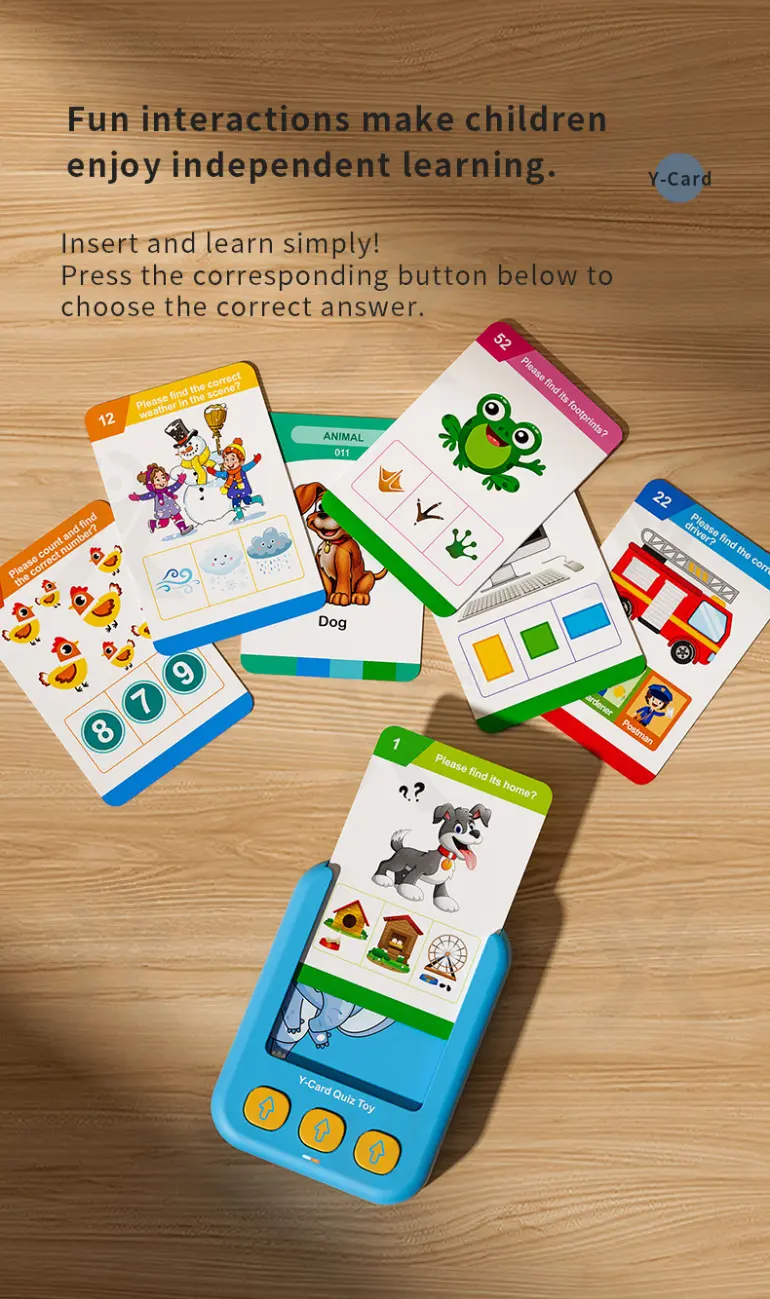 Interactive Multi-Language Card Learning Machine with 110 Knowledge Points · TV10629 · detail image 1 of 8