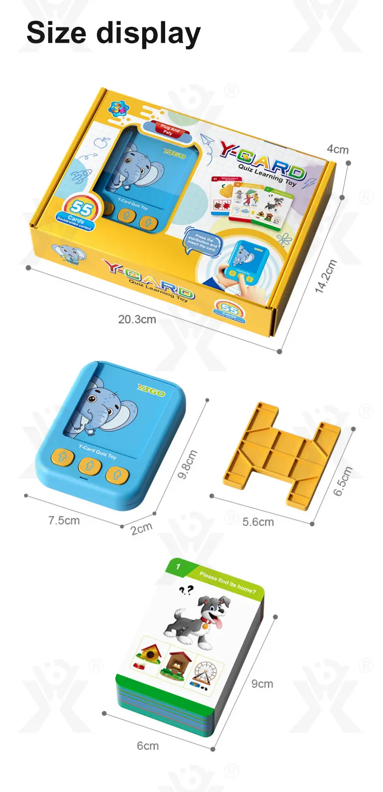 Interactive Multi-Language Card Learning Machine with 110 Knowledge Points · TV10629 · detail image 8 of 8
