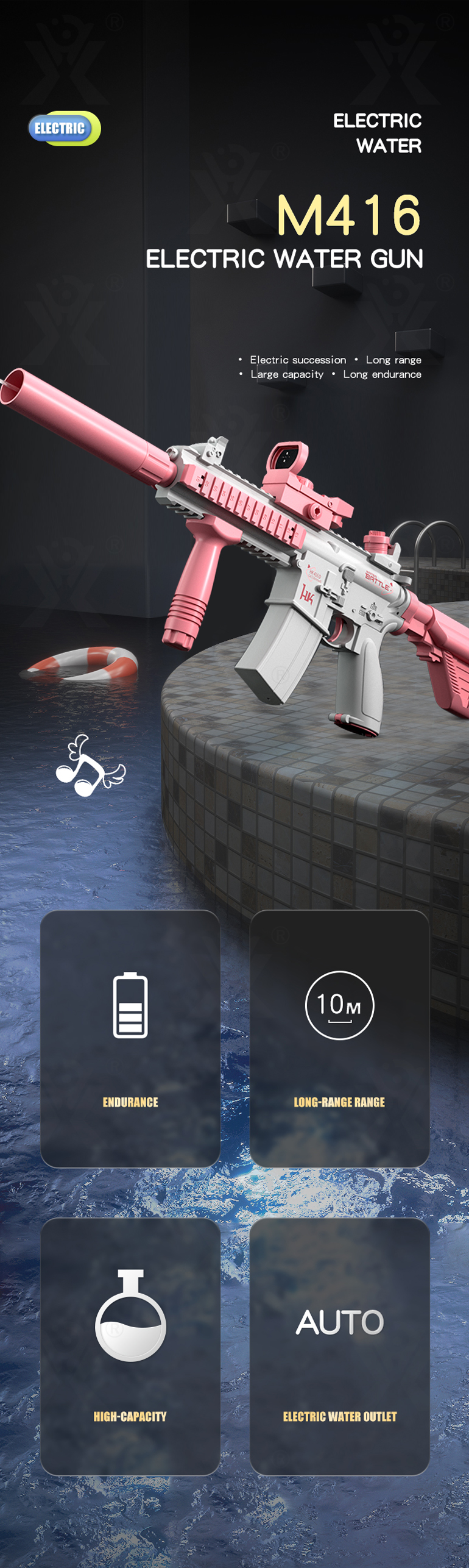 Water Gun Toys, Electrical · TV10635 · detail image 1 of 10