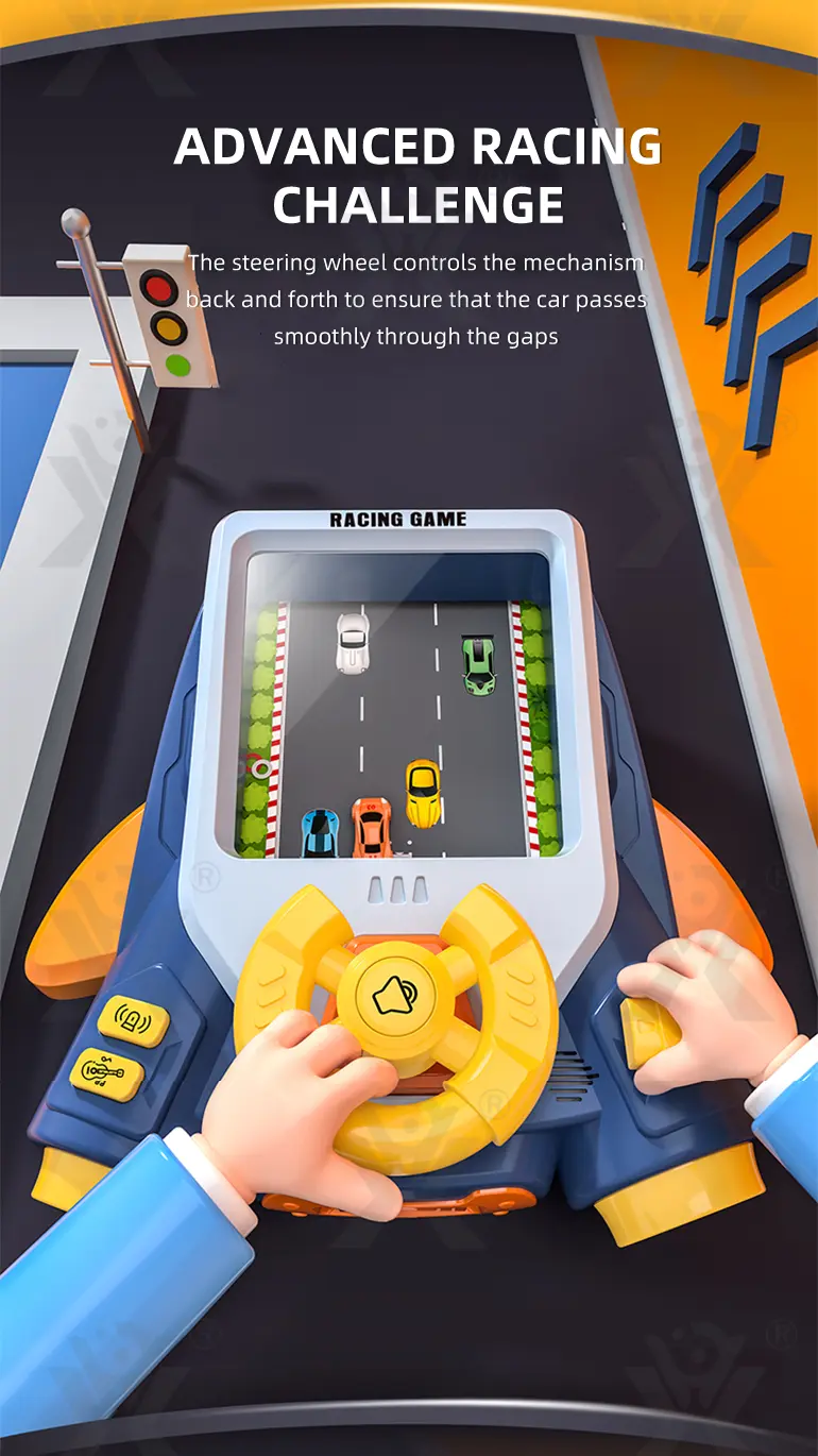 2-in-1 Driving & Space Flight Simulation Toy with Lights, Sounds, and Interactive Controls · TV10613 · detail image 3 of 11