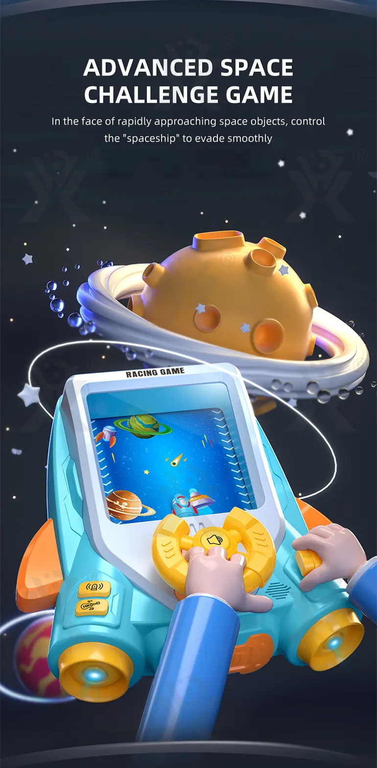 2-in-1 Driving & Space Flight Simulation Toy with Lights, Sounds, and Interactive Controls · TV10613 · detail image 5 of 11