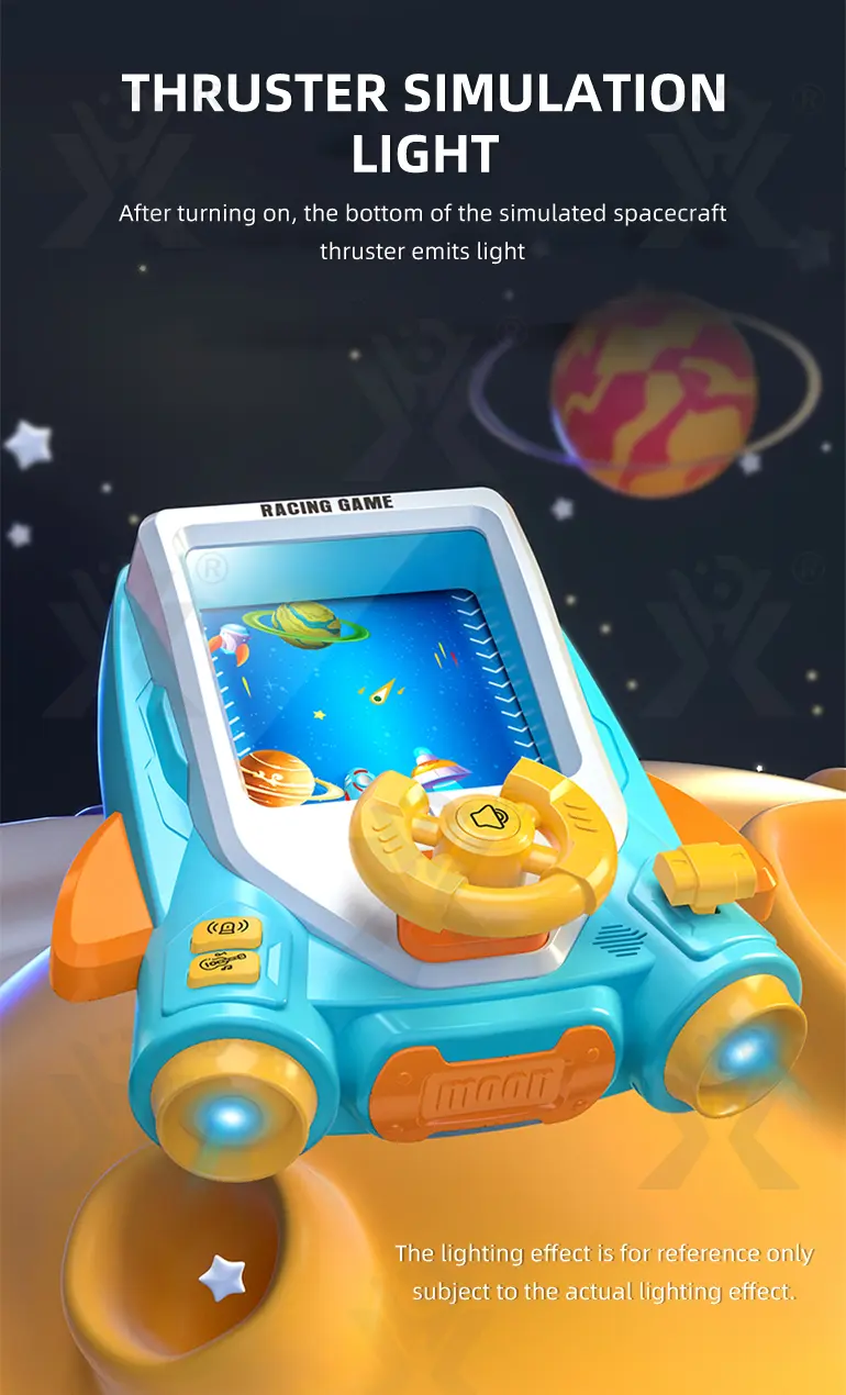 2-in-1 Driving & Space Flight Simulation Toy with Lights, Sounds, and Interactive Controls · TV10613 · detail image 6 of 11