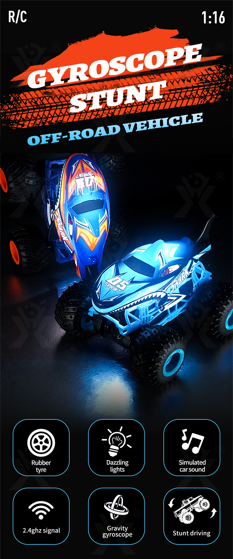 Gyro Stunt Buggy Toy · TV10497 · detail image 1 of 14