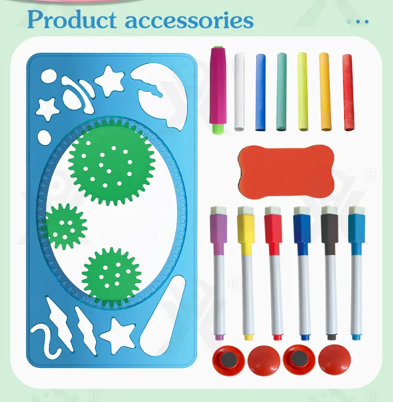 Kids Dual-Sided Painting Table with Chalkboard & Whiteboard · TV10622 · detail image 3 of 6