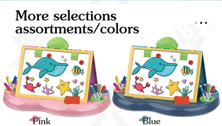 Kids Dual-Sided Painting Table with Chalkboard & Whiteboard · TV10622 · detail image 5 of 6