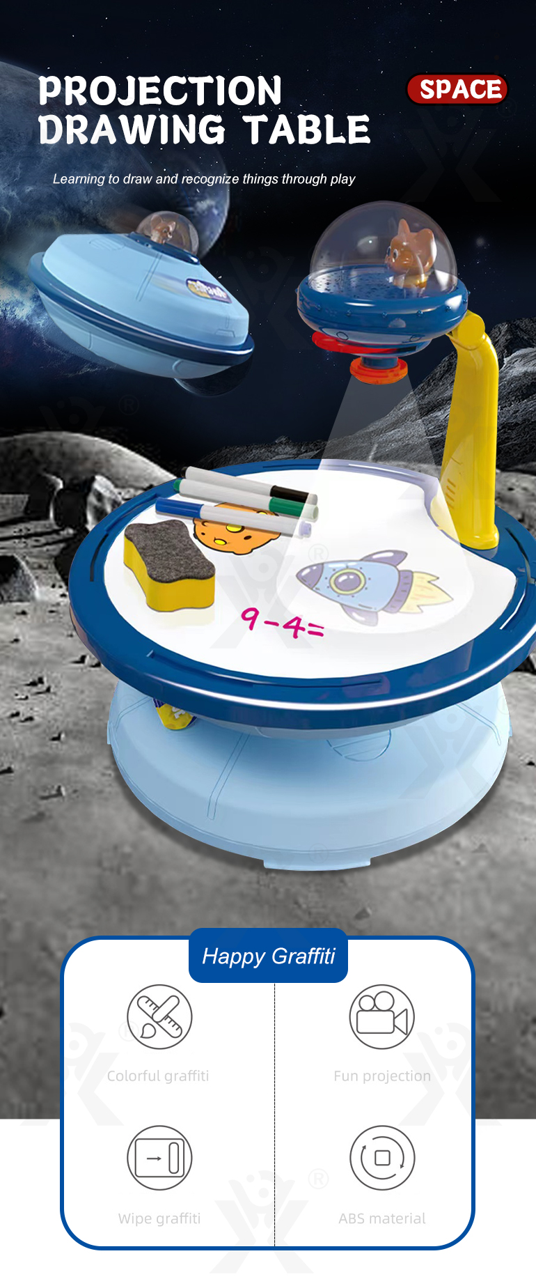 Zeichentischspielzeug mit Projektion für Kinder·TV10499·Detailaufnahme 1 von 7