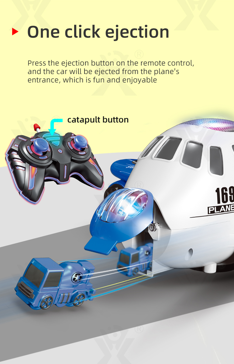 Aircraft Toy with RC Drive & One-Click Launch · TV10509 · detail image 2 of 6