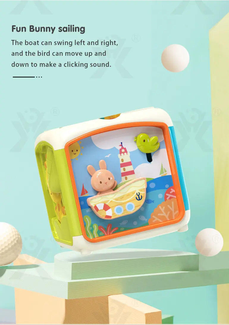 7-in-1 Activity Cube Seven Facet Toy with Music, Shapes, and Interactive Play · TV10616 · detail image 5 of 9