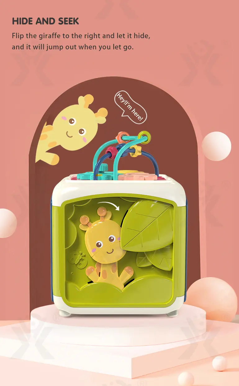 7-in-1 Activity Cube Seven Facet Toy with Music, Shapes, and Interactive Play · TV10616 · detail image 6 of 9