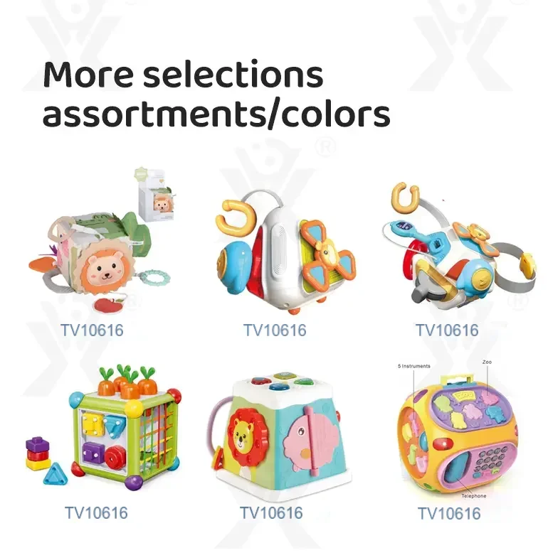 7-in-1 Activity Cube Seven Facet Toy with Music, Shapes, and Interactive Play · TV10616 · detail image 8 of 9