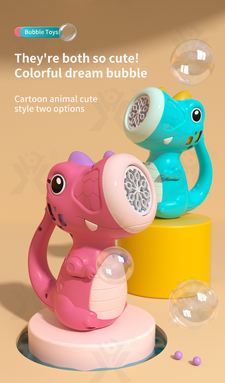 Cute Dinosaur Bubble Machine with Lights & Music · TV10649 · detail image 2 of 10