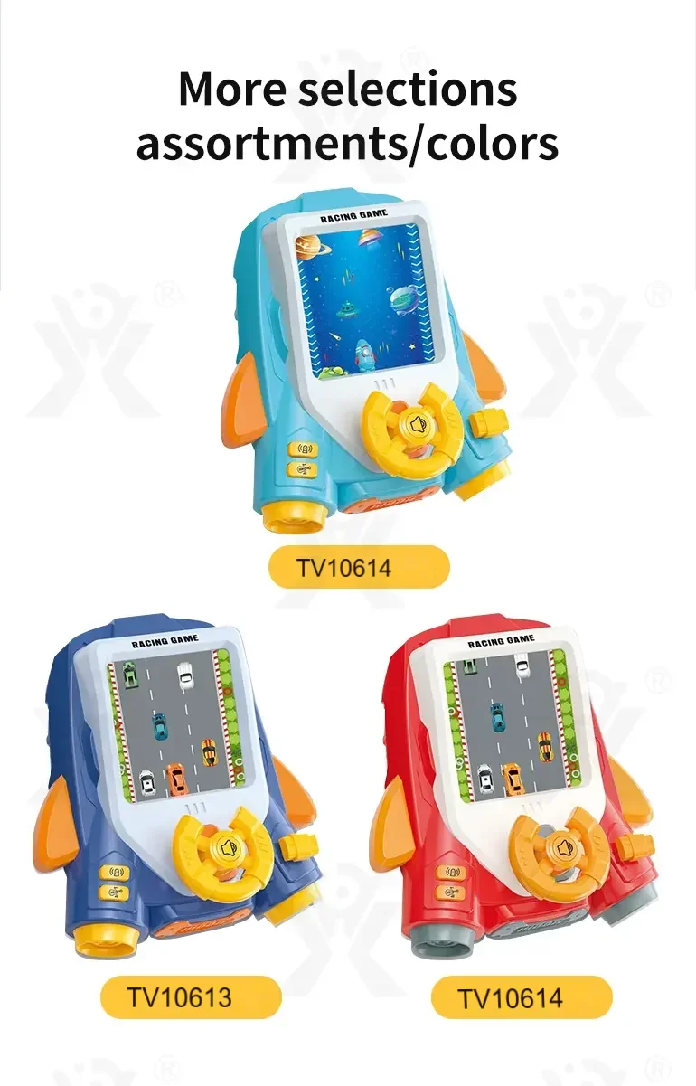 2-in-1 Space Car Game Machine Toy with Lights, Sounds, and Dual Charging Options · TV10614 · detail image 9 of 10
