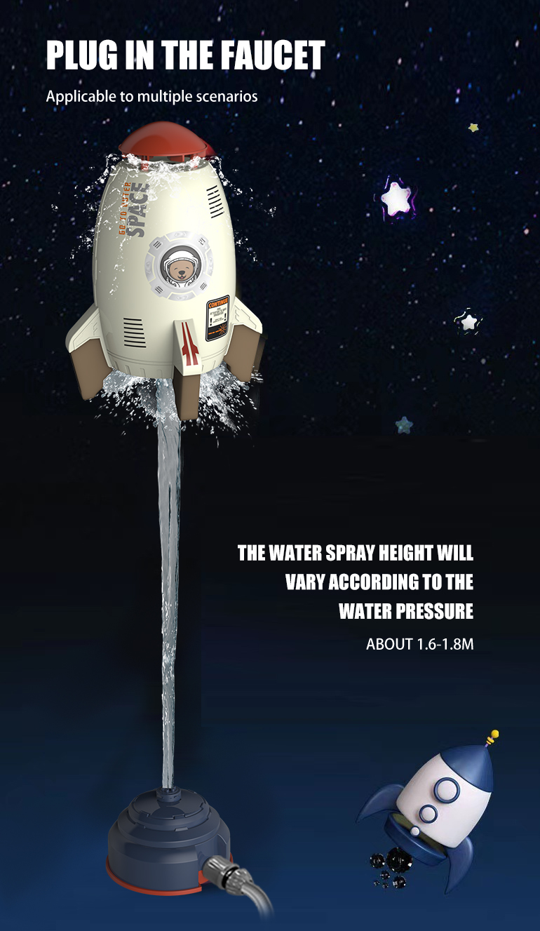 Technology Rocket Sprinkler Toy · TV10496 · detail image 2 of 8
