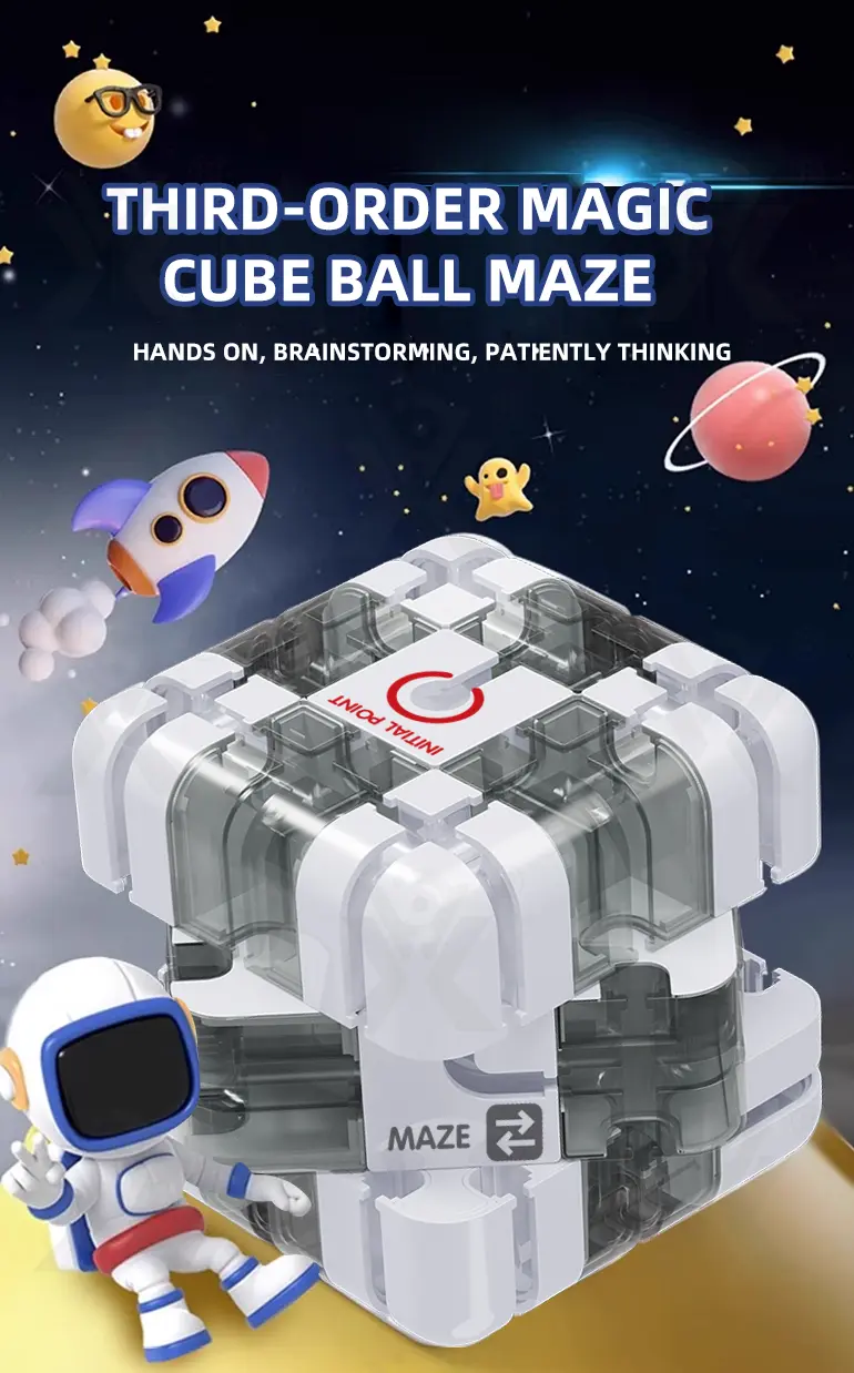3D Magic Cube Ball Maze Puzzle Toy · TV10599 · detail image 1 of 8