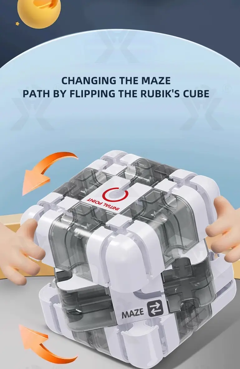 3D Magic Cube Ball Maze Puzzle Toy · TV10599 · detail image 3 of 8