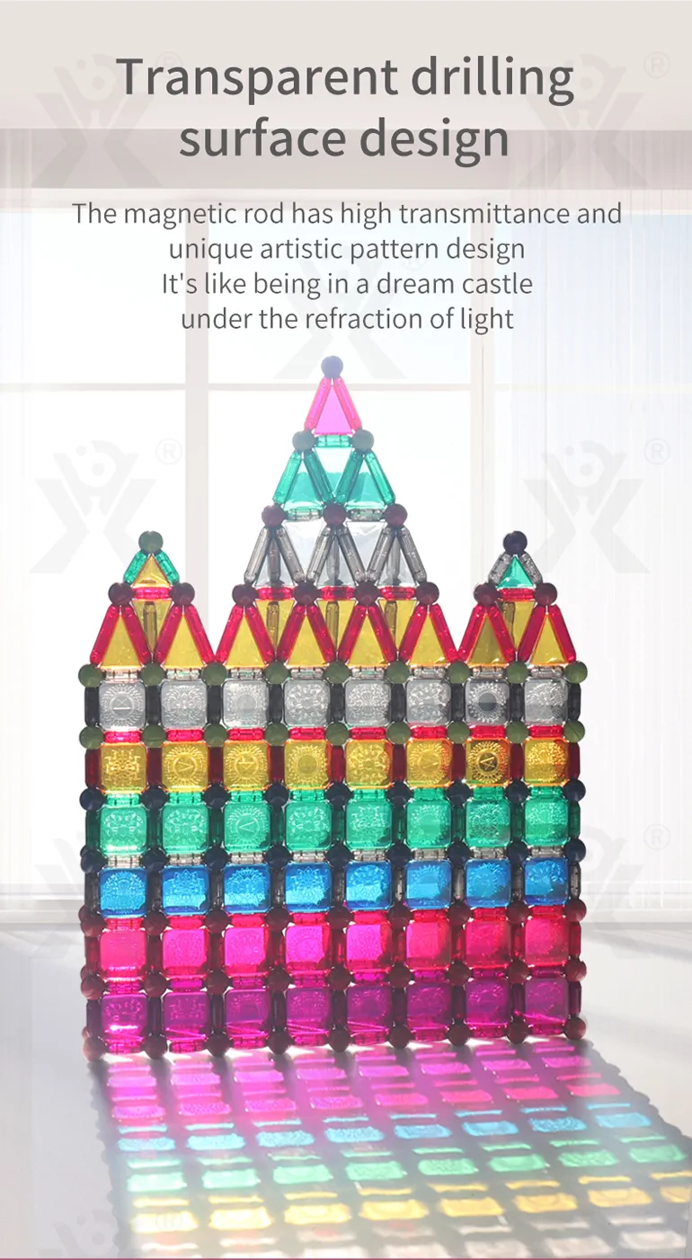 Magnetic Toy with Color Window and Romote-Controlled Light · TV10498 · detail image 1 of 8