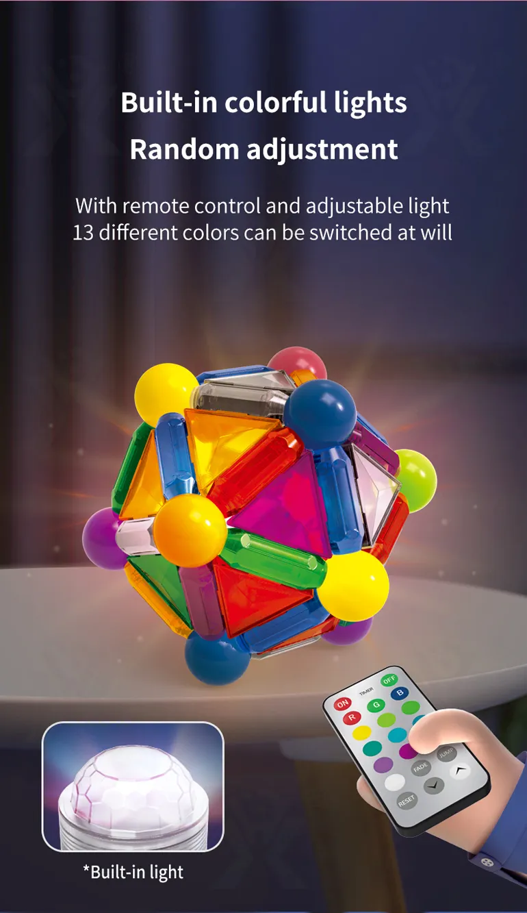 Magnetic Toy with Color Window and Romote-Controlled Light · TV10498 · detail image 5 of 8